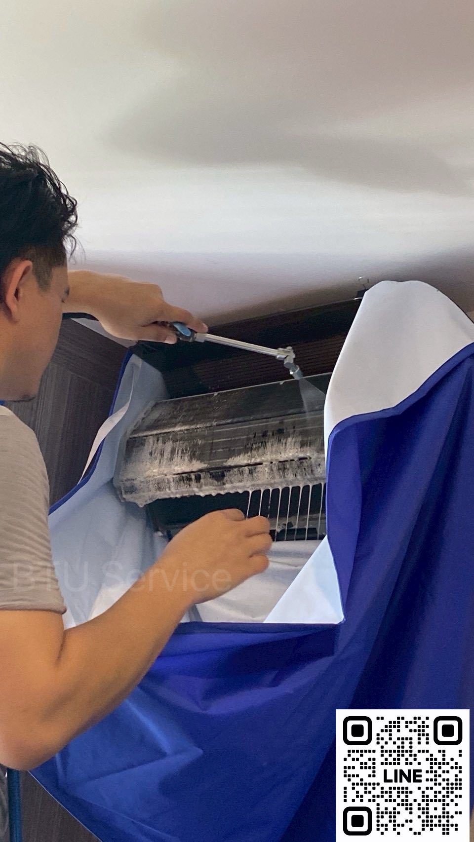 ช่างล้างแอร์ BTU Service